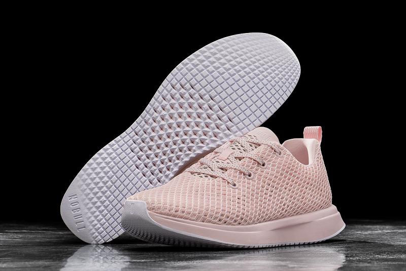 Women's Nobull Blush Mesh Running Shoes Pink | SG N2655W